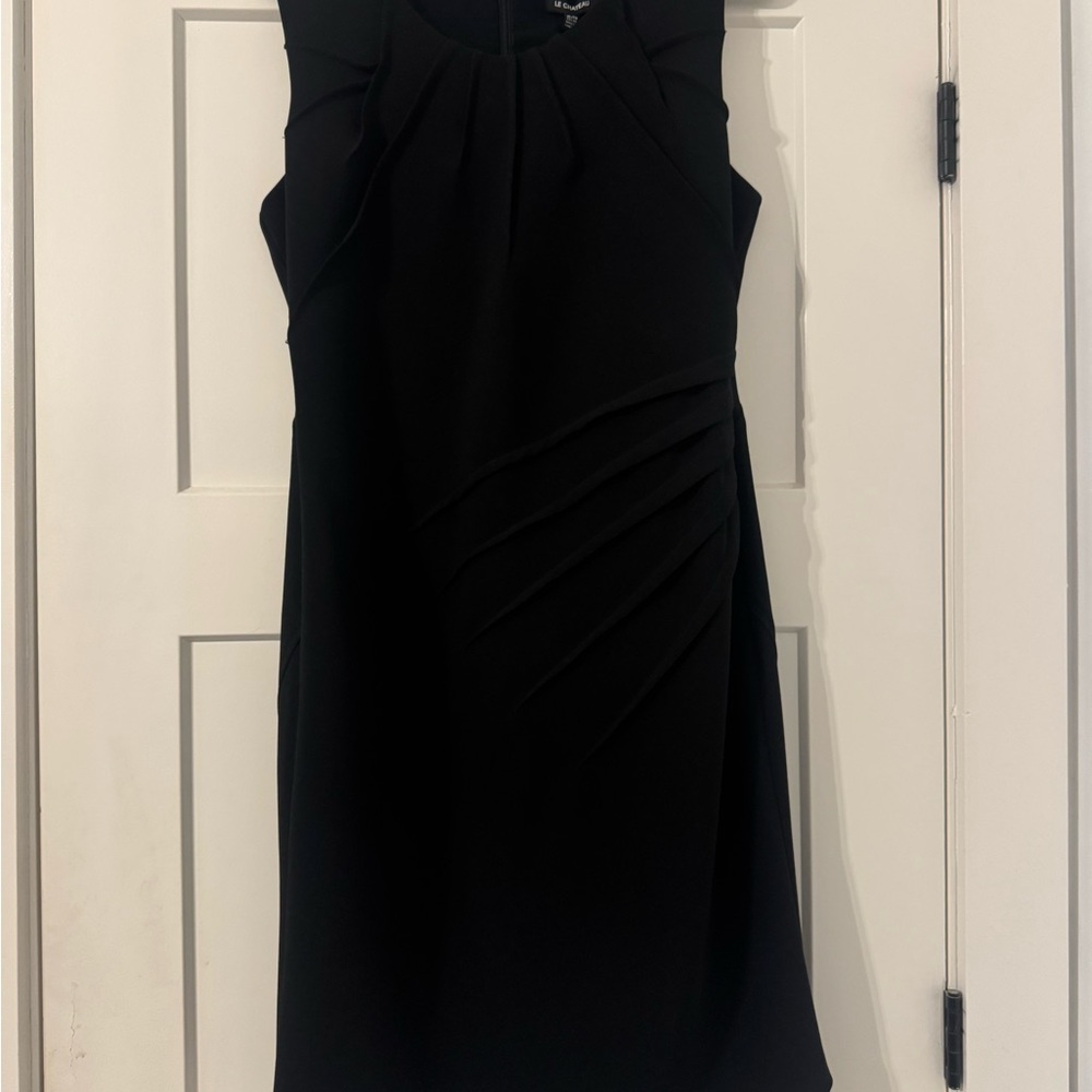 Le Chateau Black Sheath Mini Dress